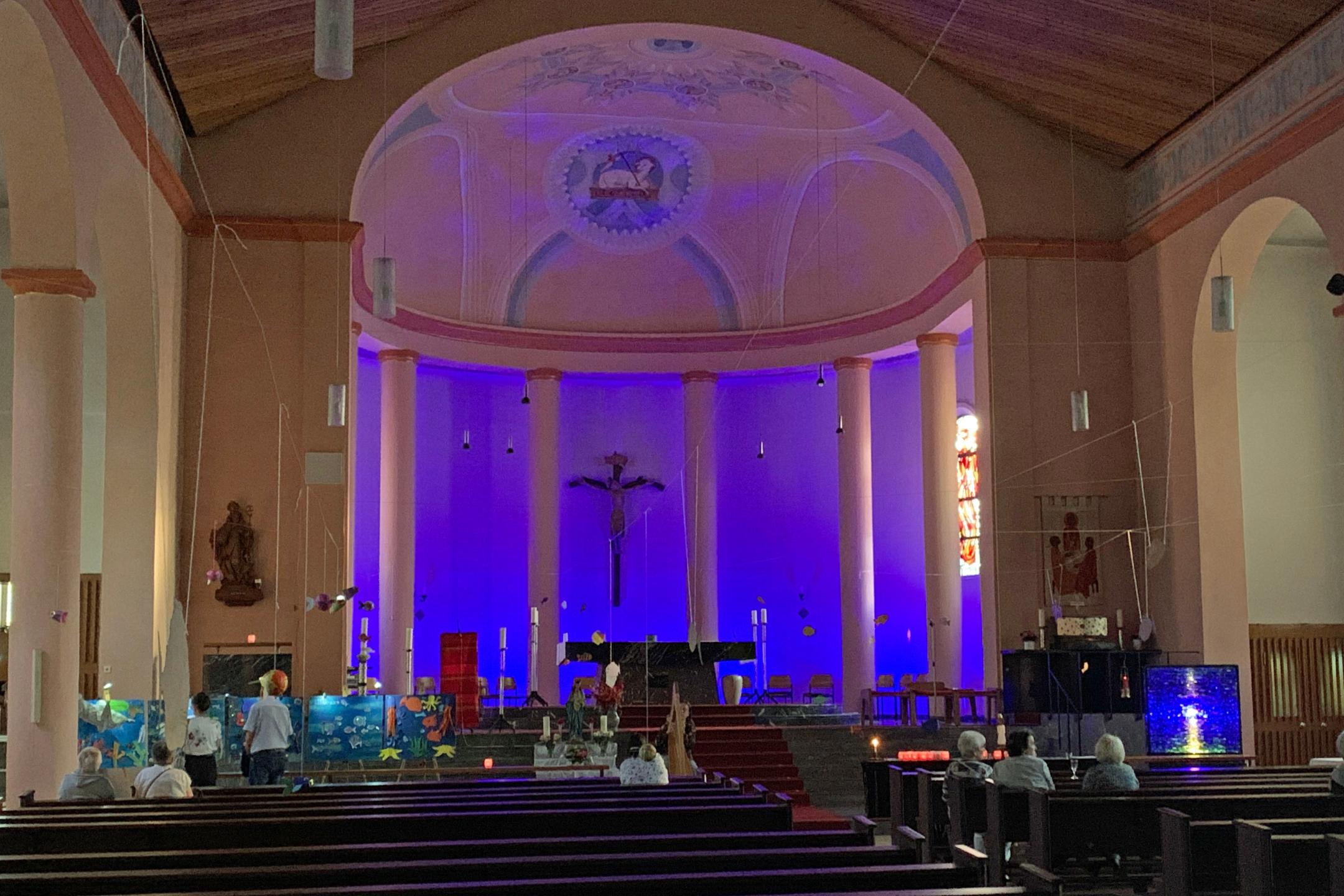 An Heiligabend ist die Kirche St. Hubertus in Jägersfreude bis 22 Uhr geöffnet.