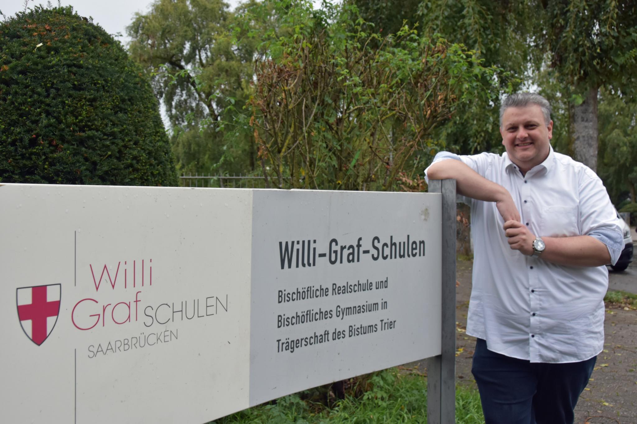 Christian Dahlke ist neuer Schulleiter des Willi-Graf-Gymnasiums in Saarbrücken.