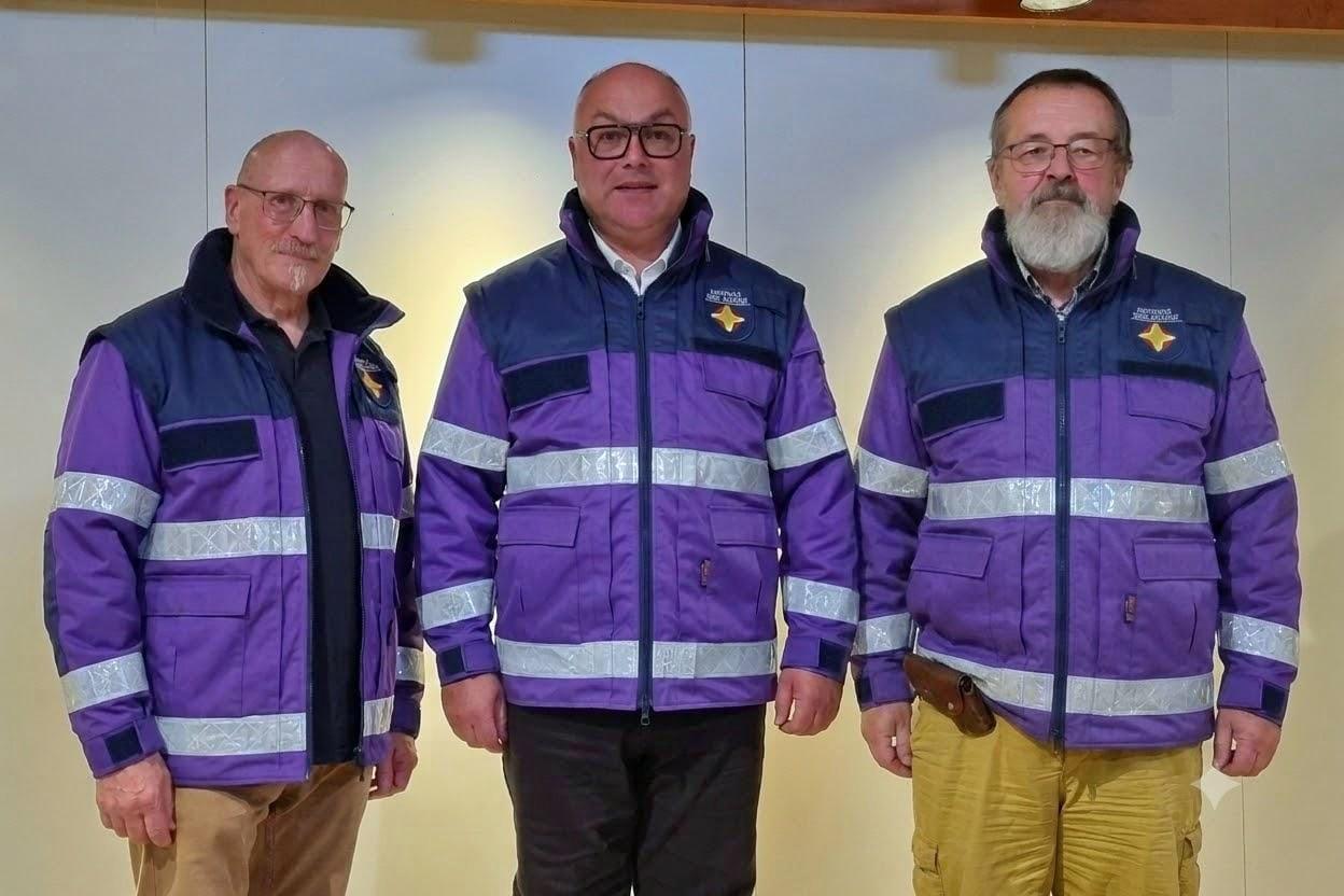 Der neue Vorstand der Notfallseelsorge und Krisenintervention Saarland e.V.: Olaf Riebes, Oliver Besch, Christoph Irsch (von links)