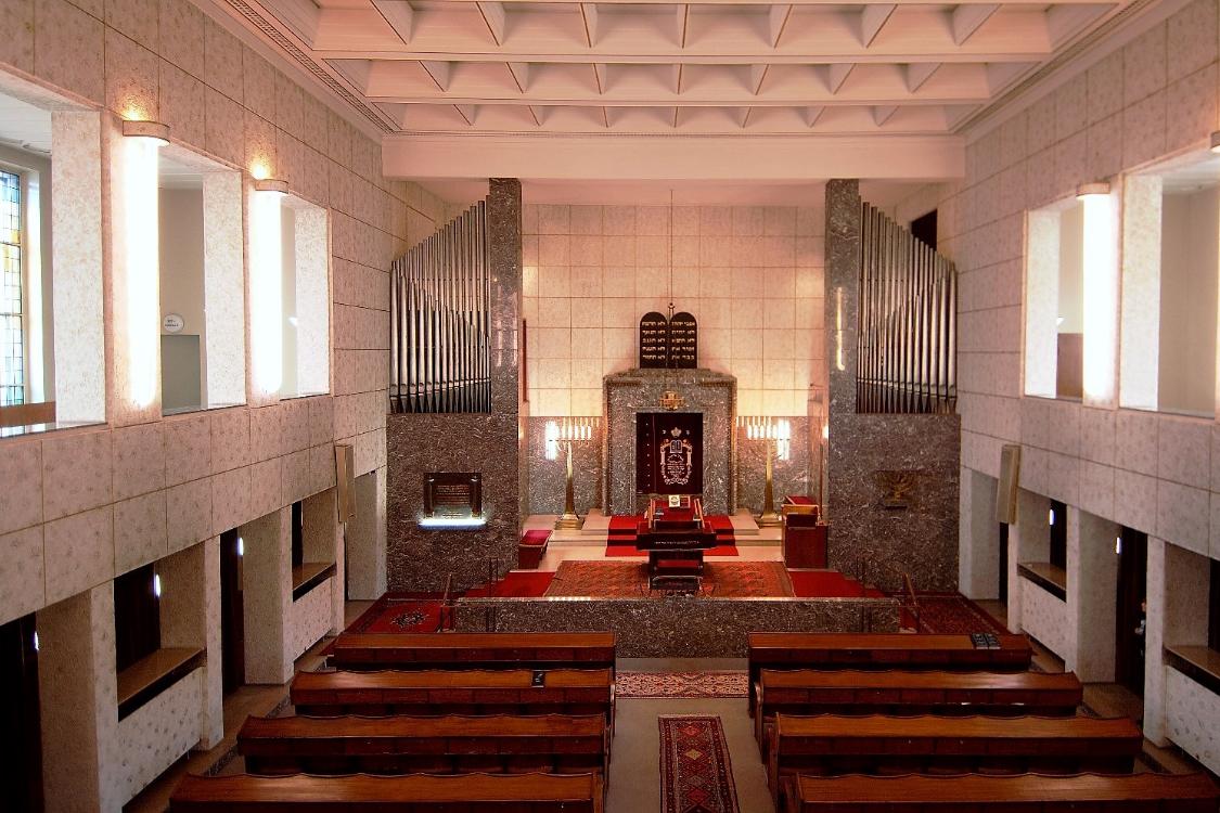 Die Synagoge in Saarbrücken.